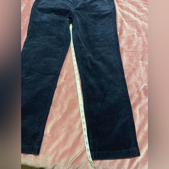 NWT Loft Dark Blue Corduroy Pants - Picture 3 of 5